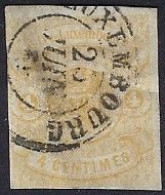 Luxembourg - Luxemburg - Timbres - Armoiries   1859     4c.   °    Michel 5     VC. 250,- - 1859-1880 Coat Of Arms
