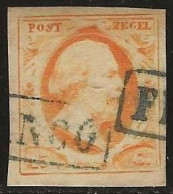 Nederland      .  NVPH   .   3 (2 Scans)  .   1852  .  O      .     Cancelled - Used Stamps