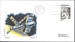 US Space Cover 1973. "Skylab 2" / "Skylab" Docking Houston - Stati Uniti