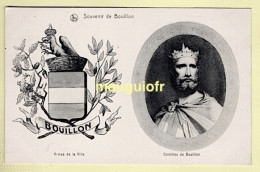 BELGIQUE / PROVINCE DE LUXEMBOURG / BOUILLON / ARMOIRIES ET PORTRAIT DE GODEFROY DE BOUILLON - Bouillon