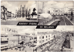 MILANO - CARTOLINA - XXXVII FIERA DI MILANO -  VIAGGIATA - 1959 - Milano