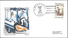 US Space Cover 1973. "Skylab 2" - "Skylab" Research Science. Houston - USA