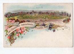 480 - BRUXELLES Exposition Internationale 1897 *litho* - Tentoonstellingen