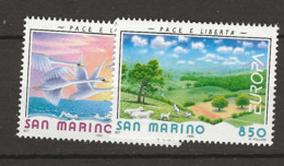 1995 MNH San Marino, Mi 1607-8 Postfris** - Ungebraucht