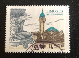 France 2007 Michel 4236 (Y&T 4029) - Caché Ronde - Rund Gestempelt LUX - Round Postmark - Limoges - Gebraucht