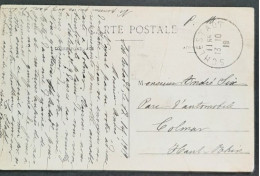 Carte Postale SCHLESTADT  Nom Non Franchisé 13 Octobre 1919 - Briefe U. Dokumente