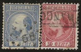 Nederland      .  NVPH   .   7/8    .   '67- '68      .  O      .     Cancelled - Used Stamps