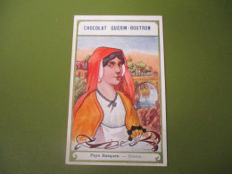 COIFFE OLORON PAYS BASQUE ILLUSTRATEUR EMILE  JARME  CHROMO CHOCOLAT GUERIN BOUTRON - Guérin-Boutron