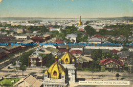 R658562 General View Of Rangoon. From Top Of Public Offices. D. A. Ahuja. No. 11 - Monde