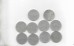 Lot De 10 Pieces De 5 Francs Lavrillier Aluminium Voir Detail En Dessous - Other & Unclassified