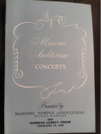 THE NORMAN LUBOFF CHOIR DETROIT 1968 CONCERT PROGRAM PROGRAMME - Programas