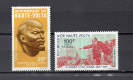 HAUTE VOLTA  PA  N° 76 + 77    NEUFS SANS CHARNIERE  COTE  3.50€    LENINE - Haute-Volta (1958-1984)