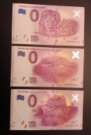 Lot De 3 Billets 0 Euros - Other & Unclassified