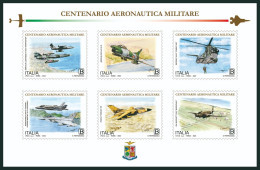 Italy 2023 Air Force,Planes,Aircraft,Aviation, Helicopters,Military,m/s MNH - Airplanes