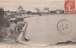 56  KERNEVEL   Env. De LORIENT      LARMOR   La Plage De Kernevel      TB  PLAN 1910.   RARE Voir Description - Larmor-Plage