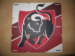 Série De 9 S/b Bière Jupiler (R/V) Complète - Beer Mats