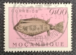 MOZPO0374UE - Fishes - 9$00 Used Stamp - Mozambique - 1951 - Mosambik