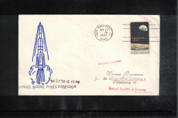 USA 1970 Space / Weltraum Daniel Boone Fires Poseidon Interesting Cover - Etats-Unis