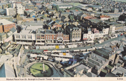 Postcard - Market Place From St. Botolph's Church Tower, Boston  - Card No. B6104 - Posted 26-04-1984 - VG - Zonder Classificatie