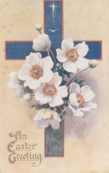 Postcard - An Easter Greeting  - Card No. 2198 - Posted 17-04-24 (Stamp Removed) - VG - Unclassified