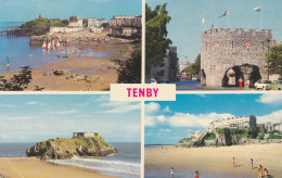 Postcard - Tenby - 4 Views  - Card No. C 17 - Posted 30-07-1974 - VG - Unclassified