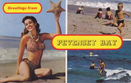 Postcard - Greetings From Pevensey Bay - 3 Views  - Card No. 1036 - Posted 02-08-1965 - VG - Unclassified