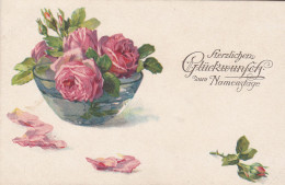 Postcard - German Greeting Card - Herzlichen Glückwunsch Zum Namenstage - Card No. 1680 - VG - Sin Clasificación