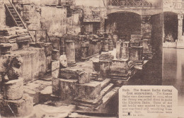 Postcard - Bath, The Roman Baths During First Excavation (1881)  - VG - Unclassified