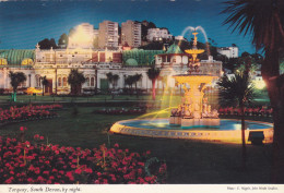 Postcard - Torquay, South Devon,  By Night  - Posted 01-08-1978 - VG (Album Marks On Rear) - Unclassified