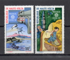 HAUTE VOLTA  PA  N° 82 + 83    NEUFS SANS CHARNIERE  COTE  6.00€    EXPOSITION OSAKA JAPON - Upper Volta (1958-1984)