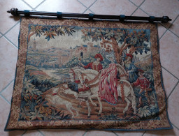 TAPISSERIE " A LA CHASSE ROYALE " Dimensions 120 Cm X 92 Cm - Rugs, Carpets & Tapestry