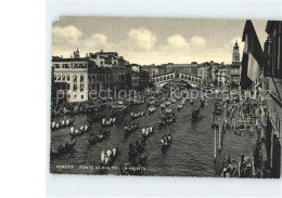 71958989 Venezia Venedig Ponte Di Rialto La Regata Venezia - Andere & Zonder Classificatie