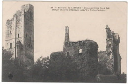 Environs De LIMOGES  Chalucet (coté Nord Est) Donjon Et Partie Antérieure Jusqu'à La Porte D'entrée - Autres & Non Classés