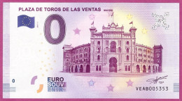 0-Euro VEAB 01 2017 S-11 XOX PLAZA DE TOROS DE LAS VENTAS - MADRID - Private Proofs / Unofficial