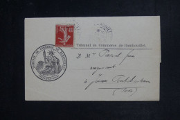 FRANCE - Lettre Du Tribunal De Commerce De Rambouillet En 1908  - L 153116 - 1877-1920: Période Semi Moderne