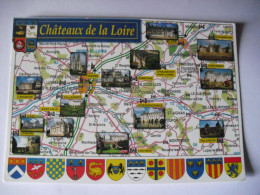CHATEAUX De La LOIRE - Cartographie - Les Merveilles De La Loire - Autres & Non Classés