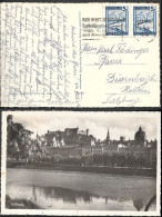 Austria Salzburg Postcard Mailed 1946 Military Censor - Lettres & Documents