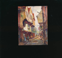 Art Peinture -  Village Animé -n He Shambles York - Philip E. Stretton Série 104 A Vivian Mansell - Peintures & Tableaux