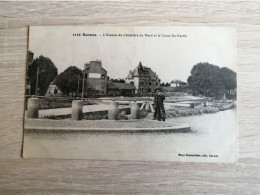 Rennes  L'avenue Du Cimetière Du Nord Et Le Canal St Martin En 1919     35 - Rennes
