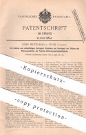 Original Patent - John Whitehead , Fiume , Ungarn , 1901 , Torpedo | U-Boot , Torpedos , Schiff , Waffen , Schiffe - Historische Dokumente