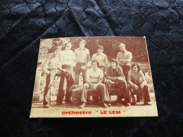 P-854, Photo, Orchestre Le Lem , Rue Albert Camus, Béziers, Circa 1960-70 - Identified Persons