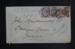 ROYAUME UNI - Enveloppe De Londres Pour La Suisse En 1888 - L 153119 - Briefe U. Dokumente