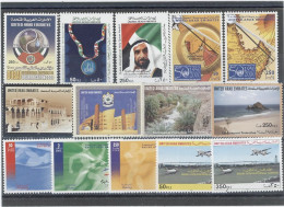 EMIRATS ARABES UNIS : ANNÉE 2000 COMPLÈTE  N** -N°619 /632 - - Asia (Other)