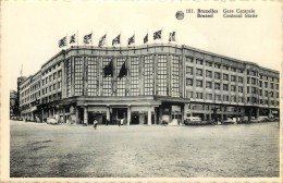 Postcard Belgium Bruxelles Central Station - Autres & Non Classés