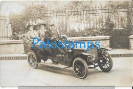 229755 HUNGARY BRASSO COSTUMES PEOPLE IN AUTOMOBILE CAR POSTAL POSTCARD - Hungary