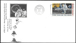 US Space Cover 1971. "Apollo 14" Moon Landing KSC. NASA Local Post - USA