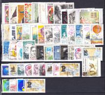 France (1980-89) Lot De 50 Timbres Grands Formats Oblitérés Différents (lot3) - Used Stamps