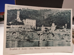 Cartolina Borghetto S.Spirito Provincia Savona , Casa Marina Stella Maris Anni 50 - Savona