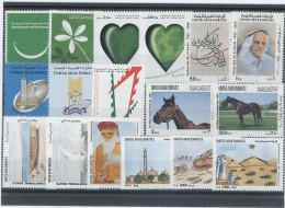 EMIRATS ARABES UNIS : ANNÉE 2001 - N** -N°633 /43 - N°646 -650 -653 /56 - Asia (Other)