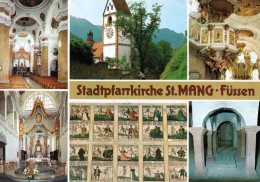 1 AK Germany / Bayern * Stadtpfarrkirche St. Mang In Füssen * - Füssen